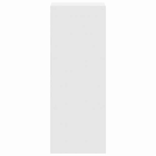 Polica za knjige s mogućnošću slaganja bijela 30x30x80 cm - Bijela 1 Cijena