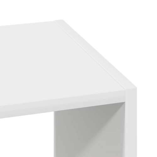 Polica za knjige s mogućnošću slaganja bijela 30x30x80 cm - Bijela 1 Cijena