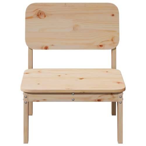 Vrtna stolica 60x52,5x72 cm puno drvo bor - Prirodna boja bora 1 Cijena
