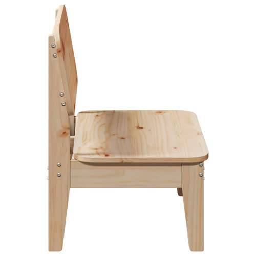 Vrtna stolica 60x52,5x72 cm puno drvo bor - Prirodna boja bora 1 Cijena