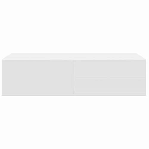 Zidna polica s ladicama bijela 60x26,5x15 cm izrađeno drvo - Bijela 60 x 26.5 x 15 cm 1 Cijena
