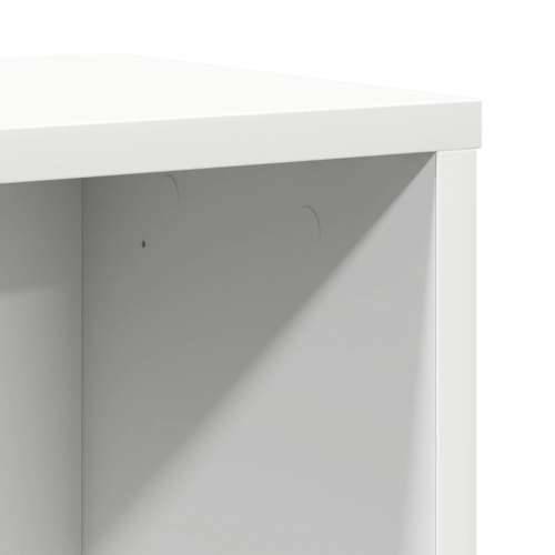 Polica za knjige bijela 60x24x76,5 cm izrađeno drvo - Bijela 1 76.5 cm 60 cm Cijena