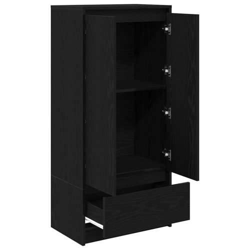 Ormar s ladicom crni hrast 55,5x34x119,5 cm konstruirano drvo - Crni hrast 1 Cijena