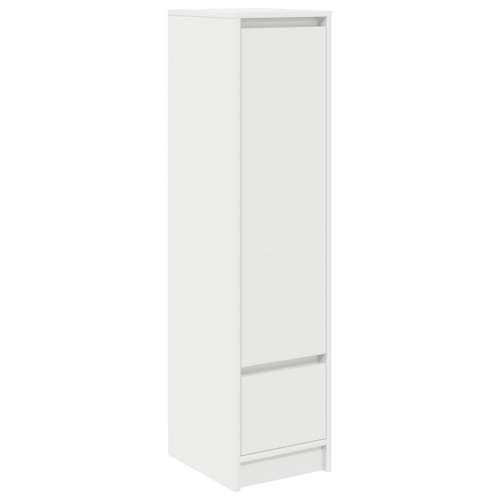 Visoka ploča bijela 29,5x34x119,5 cm izrađeno drvo - Bijela 1 Cijena