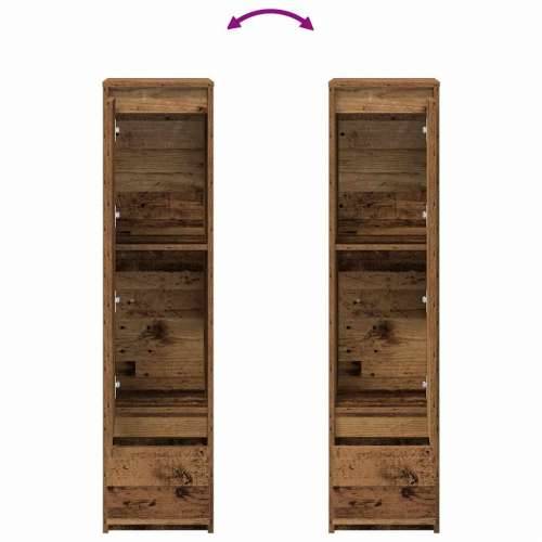 Visoka ploča staro drvo 29,5x34x119,5 cm konstruirano drvo - Staro drvo 1 Cijena