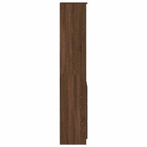 Visoka ploča smeđi hrast 37,5x35x180 cm izrađeno drvo - Smeđi hrast 1 Cijena