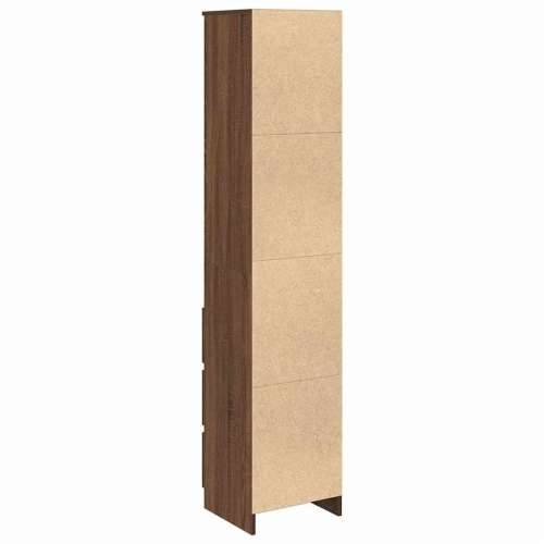 Visoka ploča smeđi hrast 37,5x35x180 cm izrađeno drvo - Smeđi hrast 1 Cijena