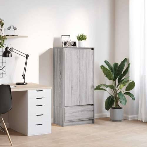 Ormarić s ladicom Siva Sonoma 55,5x34x119,5 cm - Sivi hrast sonoma 1 Cijena