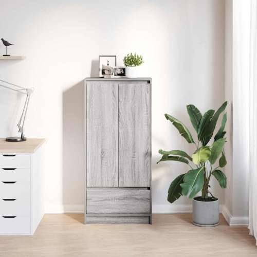 Ormarić s ladicom Siva Sonoma 55,5x34x119,5 cm - Sivi hrast sonoma 1 Cijena