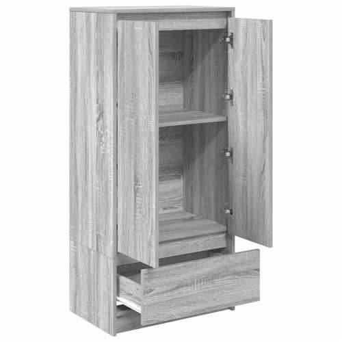 Ormarić s ladicom Siva Sonoma 55,5x34x119,5 cm - Sivi hrast sonoma 1 Cijena