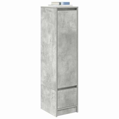 Visoka ploča beton siva 29,5x34x119,5 cm izrađeno drvo - Beton siva 1 Cijena