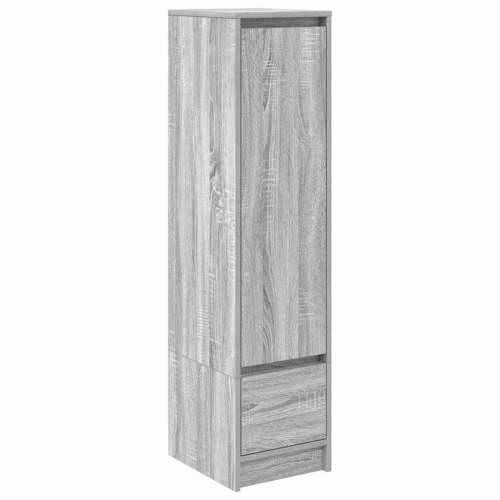Visoka ploča siva Sonoma 29,5x34x119,5 cm izrađeno drvo - Sivi hrast sonoma 1 Cijena