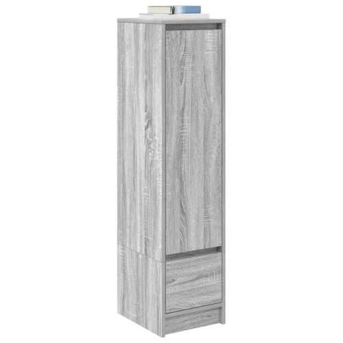 Visoka ploča siva Sonoma 29,5x34x119,5 cm izrađeno drvo - Sivi hrast sonoma 1 Cijena