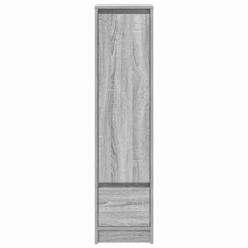 Visoka ploča siva Sonoma 29,5x34x119,5 cm izrađeno drvo - Sivi hrast sonoma 1 Cijena