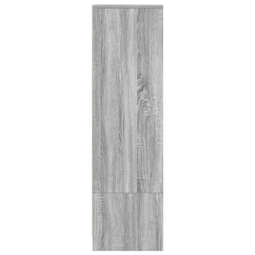 Visoka ploča siva Sonoma 29,5x34x119,5 cm izrađeno drvo - Sivi hrast sonoma 1 Cijena