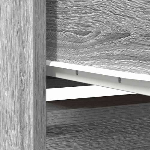 Visoka ploča siva Sonoma 29,5x34x119,5 cm izrađeno drvo - Sivi hrast sonoma 1 Cijena