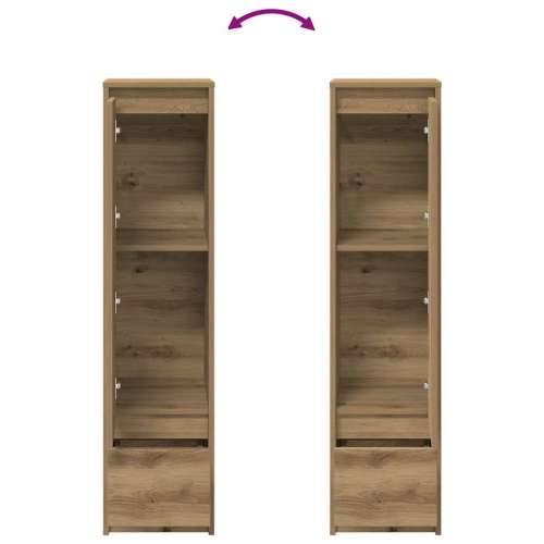 Visoka ploča Artisan hrast 29,5x34x119,5 cm izrađeno drvo - hrast artisan 1 Cijena