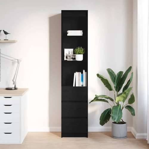 Visoka ploča crni hrast 37,5x35x180 cm izrađeno drvo - Crni hrast 1 Cijena