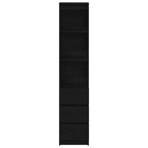 Visoka ploča crni hrast 37,5x35x180 cm izrađeno drvo - Crni hrast 1 Cijena