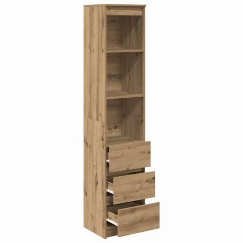 Visoka ploča Artisan hrast 37,5x35x180 cm izrađeno drvo - hrast artisan 1 Cijena