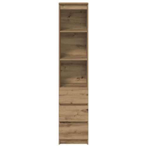 Visoka ploča Artisan hrast 37,5x35x180 cm izrađeno drvo - hrast artisan 1 Cijena