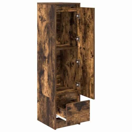 Visoka ploča dimljeni hrast 29,5x34x119,5 cm izrađeno drvo - Dimljeni hrast 1 Cijena