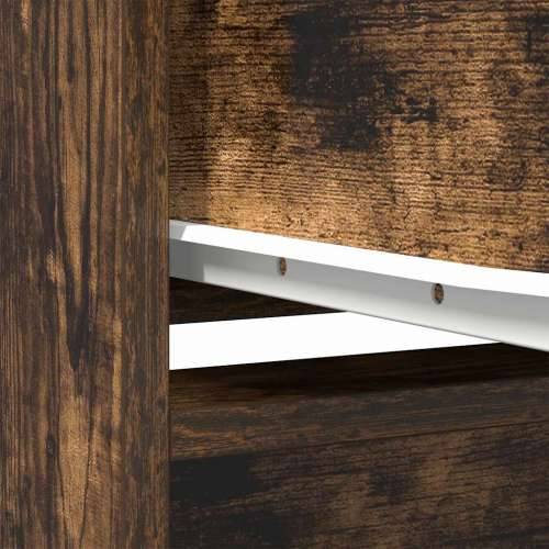 Visoka ploča dimljeni hrast 29,5x34x119,5 cm izrađeno drvo - Dimljeni hrast 1 Cijena