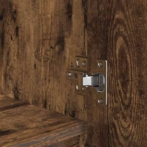 Visoka ploča dimljeni hrast 29,5x34x119,5 cm izrađeno drvo - Dimljeni hrast 1 Cijena