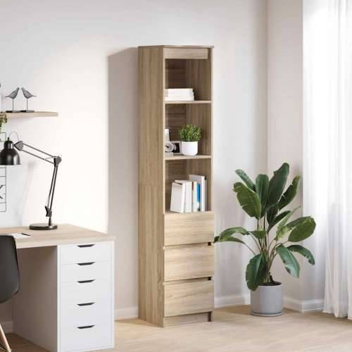 Visoka ploča sonoma hrast 37,5x35x180 cm izrađeno drvo - sonoma hrast 1 Cijena