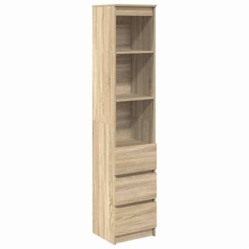 Visoka ploča sonoma hrast 37,5x35x180 cm izrađeno drvo - sonoma hrast 1 Cijena