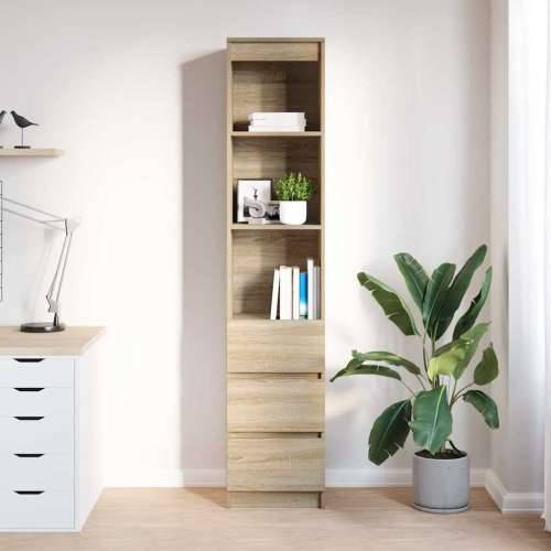 Visoka ploča sonoma hrast 37,5x35x180 cm izrađeno drvo - sonoma hrast 1 Cijena