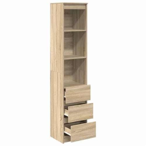 Visoka ploča sonoma hrast 37,5x35x180 cm izrađeno drvo - sonoma hrast 1 Cijena