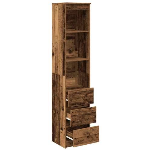 Visoka ploča staro drvo 37,5x35x180 cm konstruirano drvo - Staro drvo 1 Cijena