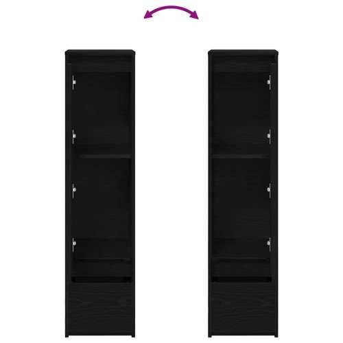 Visoka ploča crni hrast 29,5x34x119,5 cm izrađeno drvo - Crni hrast 1 Cijena