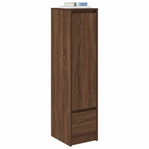 Visoka ploča smeđi hrast 29,5x34x119,5 cm izrađeno drvo - Smeđi hrast 1 Cijena