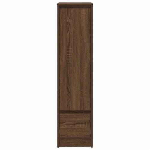 Visoka ploča smeđi hrast 29,5x34x119,5 cm izrađeno drvo - Smeđi hrast 1 Cijena