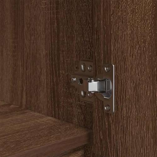 Visoka ploča smeđi hrast 29,5x34x119,5 cm izrađeno drvo - Smeđi hrast 1 Cijena