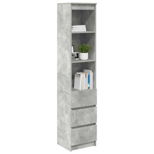 Visoka ploča beton siva 37,5x35x180 cm izrađeno drvo - Beton siva 1 Cijena