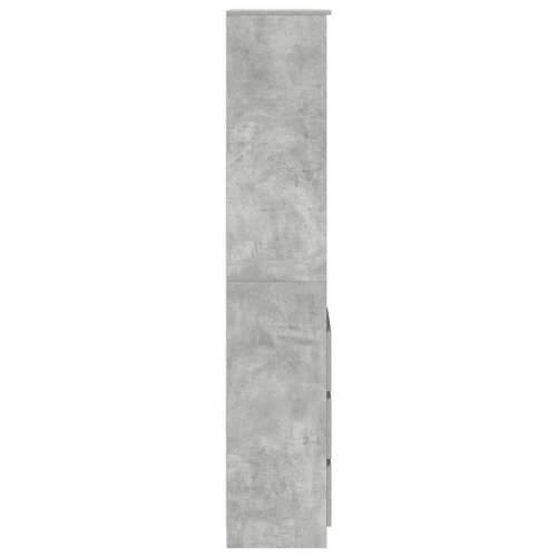 Visoka ploča beton siva 37,5x35x180 cm izrađeno drvo - Beton siva 1 Cijena