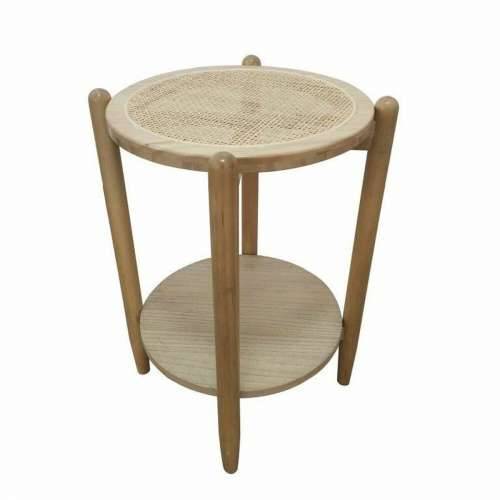 Pomoćni stolić DKD Home Decor Prirodno 38 x 38 x 54,5 cm 41 x 41 x 55,5 cm Cijena