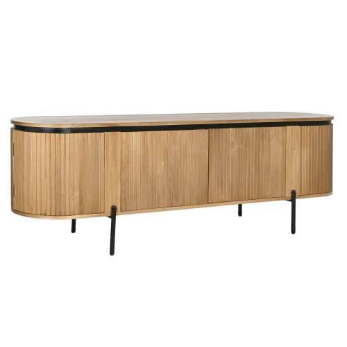 Namještaj za TV kabinet Home ESPRIT Crna Prirodno Metal Paulovnija 180 x 40 x 55 cm Cijena
