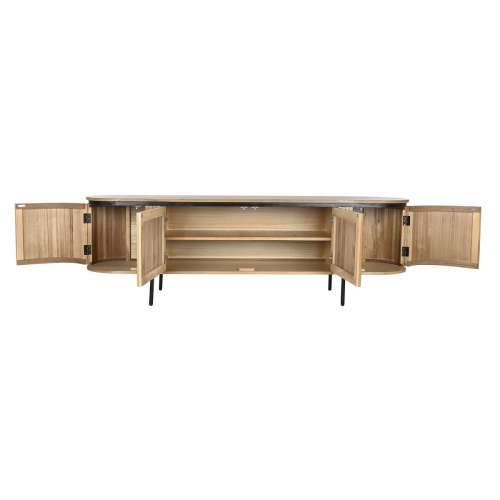 Namještaj za TV kabinet Home ESPRIT Crna Prirodno Metal Paulovnija 180 x 40 x 55 cm Cijena