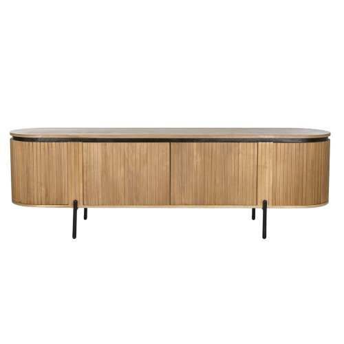 Namještaj za TV kabinet Home ESPRIT Crna Prirodno Metal Paulovnija 180 x 40 x 55 cm Cijena