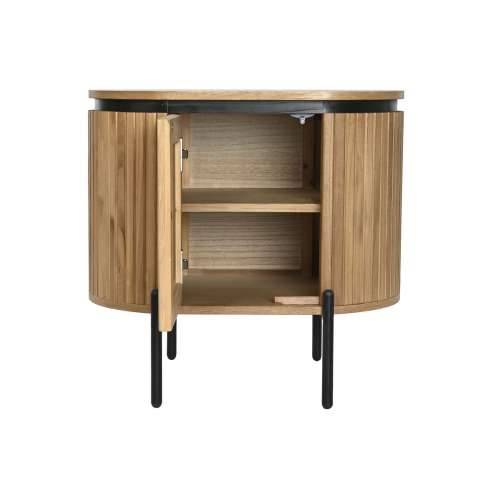 Noćni ormarić Home ESPRIT Prirodno Metal Paulovnija 60 x 43 x 57 cm Cijena
