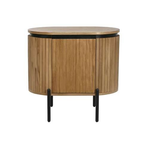 Noćni ormarić Home ESPRIT Prirodno Metal Paulovnija 60 x 43 x 57 cm Cijena
