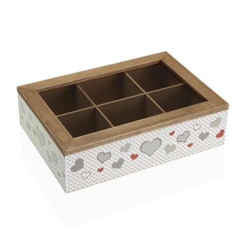 Kutija za Čajeve Versa Drvo 17 x 7 x 24 cm Cijena