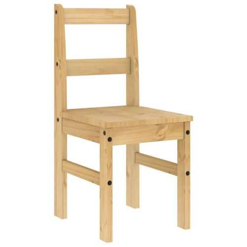 5-dijelni blagovaonski set Panama od masivne borovine - Prirodna 160 cm 4x stolica 1 Cijena