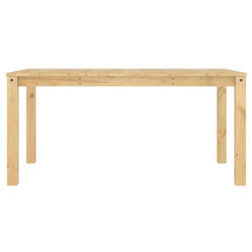 5-dijelni blagovaonski set Panama od masivne borovine - Prirodna 160 cm 4x stolica 1 Cijena