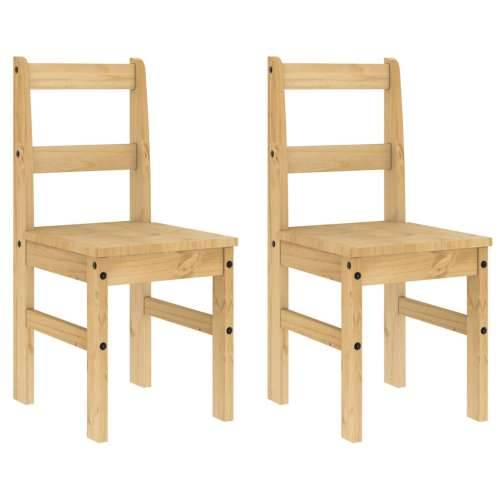 4-dijelni blagovaonski set Panama od masivne borovine - Prirodna 180 cm klupa + 2x stolica 1 Cijena