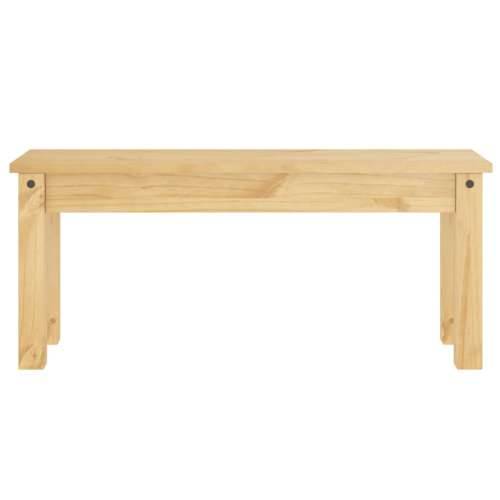 4-dijelni blagovaonski set Panama od masivne borovine - Prirodna 180 cm klupa + 2x stolica 1 Cijena